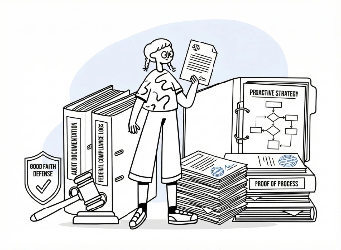CMS price transparency compliance audit process illustration